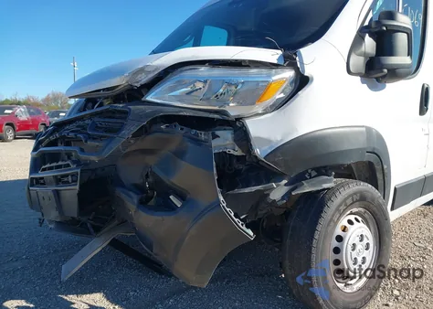 2024 Ram Promaster 2500 Tradesman High Roof 159 Wb W/Pass Seat from USA, damaged, VIN 3C6LRVDG6RE108898